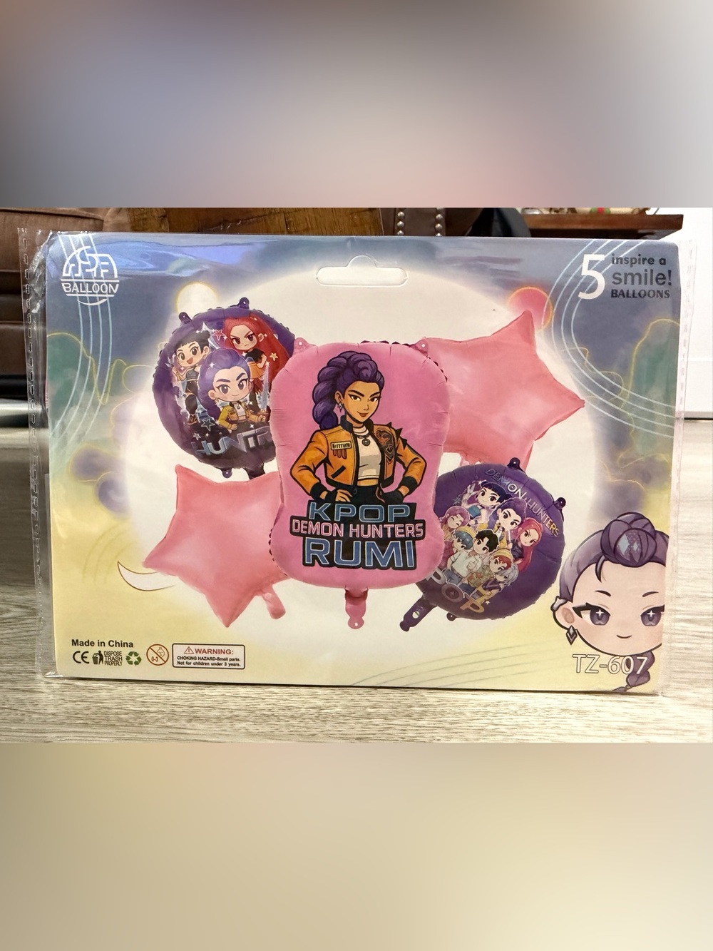 KPOP Demon Hunters Rumi Balloon Set